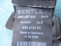 2006 2007 2008 2009 2010 2011 2012 2013 Bentley Continental Flying Spur right rear seat belt