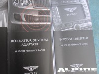 Bentley Continentyal Flying Spur owners manual - in French
