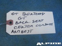 Bentley GT rear center armrest / center console