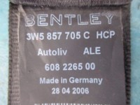 Bentley Continental Flying Spur left driver front seat belt