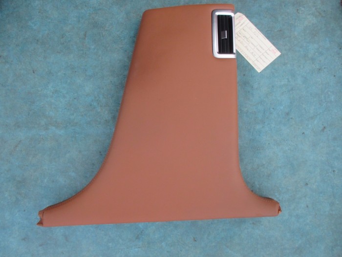 Bentley Flying Spur right B pillar lower panel cover trim brown