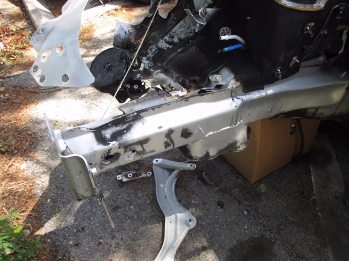 2004 2005 2006 2007 2008 2009 2010 Bentley Continental Gt Gtc right passenger side chassis leg