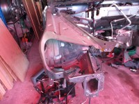 Bentley Continental Flying Spur right passenger side chassis leg fender support
