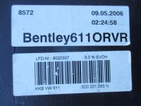 Bentley Continental Flying Spur fuel gas tank tested