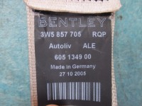 Bentley Flying Spur front left driver seat belt gray