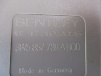 Bentley Flying Spur rear seat belt buckle latch gray 