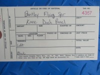 Bentley Continental Flying Spur left driver side knee panel dash trim #4357