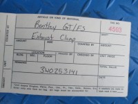 Bentley Continental Flying Spur GT Bentayga exhaust clamp #4593