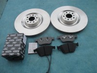 Bentley Continental GT GTC Flying Spur front brake pads rotors #4644