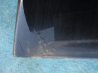 Bentley Flying Spur left rear door B pillar moulding trim used