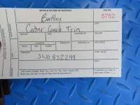 Bentley Flying Spur GT GTC center console bezel trim #5781
