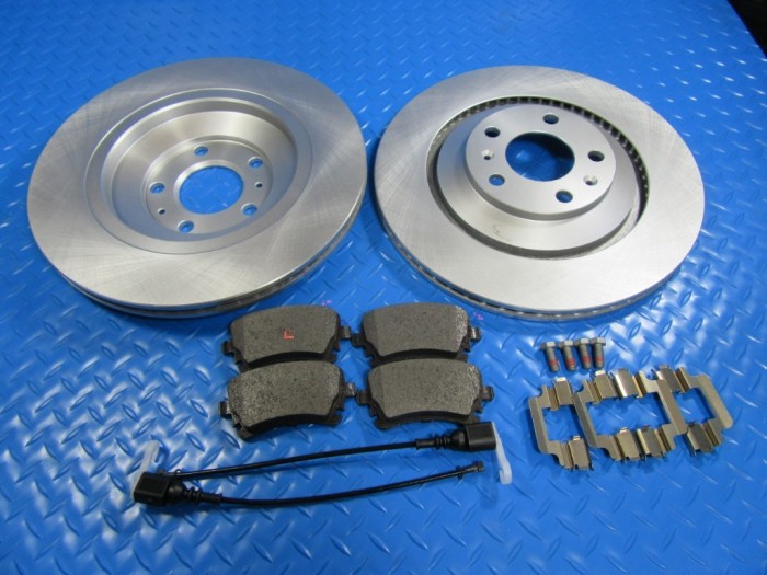 Bentley Continental Gt GTc Flying Spur rear brake pads rotors disc x2  #5813