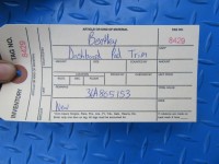 Bentley Bentayga dashboard upper pad air vent trim #8429
