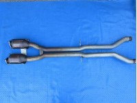 Bentley Continental Flying Spur GT GTC rear catalytic converters cat exhaust mid pipe #8362