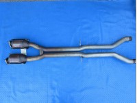 Bentley Continental Flying Spur rear mid pipe catalytic converters #8362