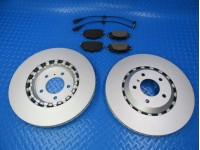 Bentley Bentayga rear brake pads and rotors TopEuro #7395
